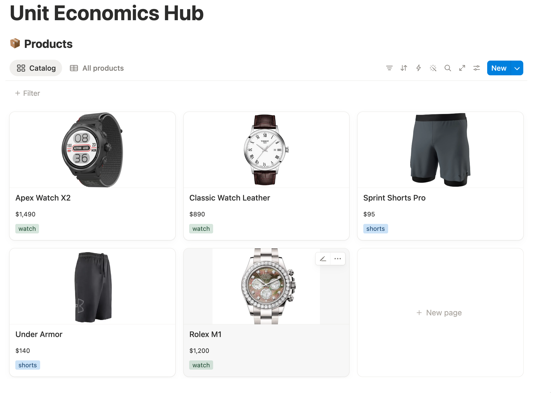 unit-economcs screenshot